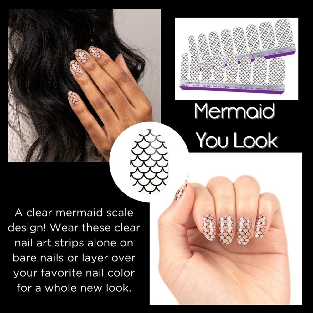 Mermaid You Look (Clear Overlay) Color Street Dry Nail Polish